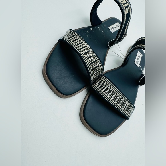 STEVE MADDEN NAVY PARIS Vakaction SLIDE SANDALS NEW 10 - Picture 4 of 7